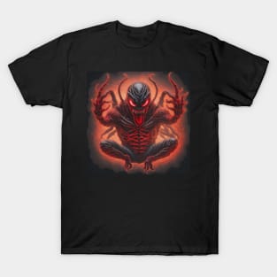 Virning alien with red aura T-Shirt